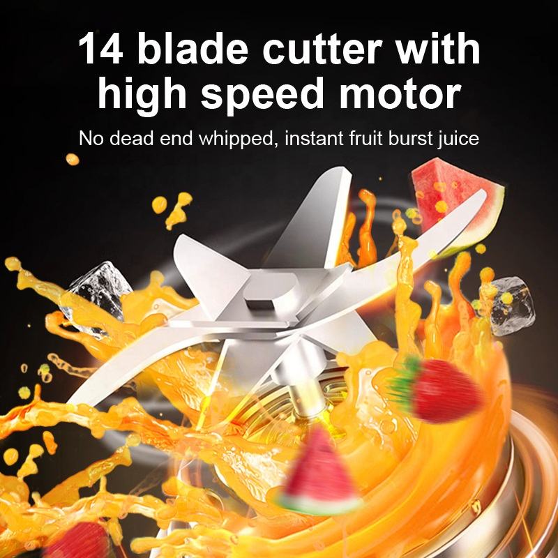 Portable 340ml Automatic Mini Mixer Blender Cup Rechargeable USB Water Juicer for Fruit & Vegetables Direct Drinking