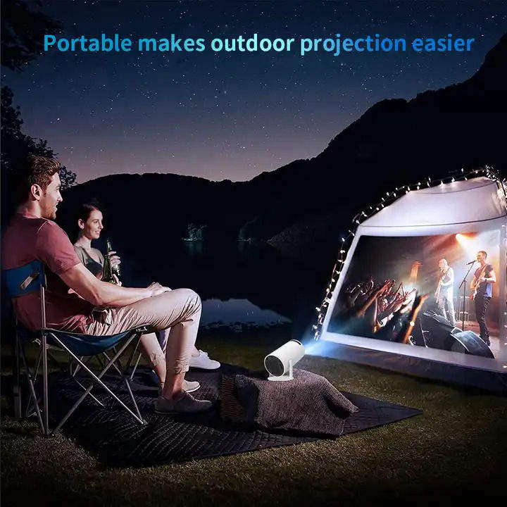 YDH-HY300 Pro 2025 Hot Sale H713 4K Projector 500 Lumens 130 Inch 1280*720P Android 11 BT5.0 WiFi 6 Home Portable 4K Projector